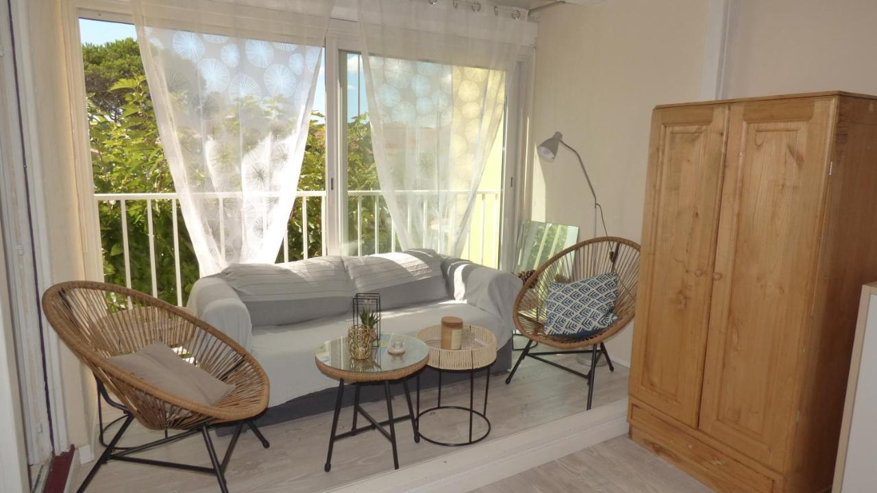 Charmant T2, Cabine, Parking, Les Balcons De La Mediterranee, Narbonne Plage Extérieur photo